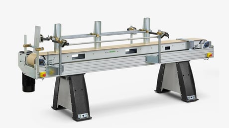 Infeed belt-system