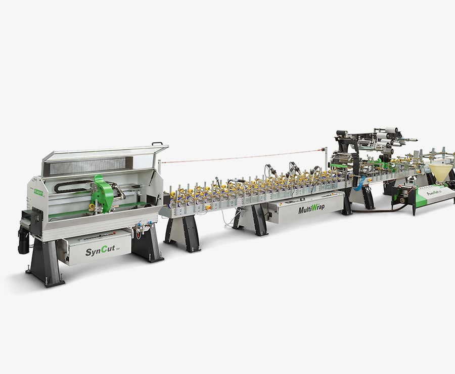 Wooden Profiles Wrapping | Cefla Finishing