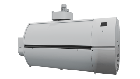In-line drying ovens for mouldings