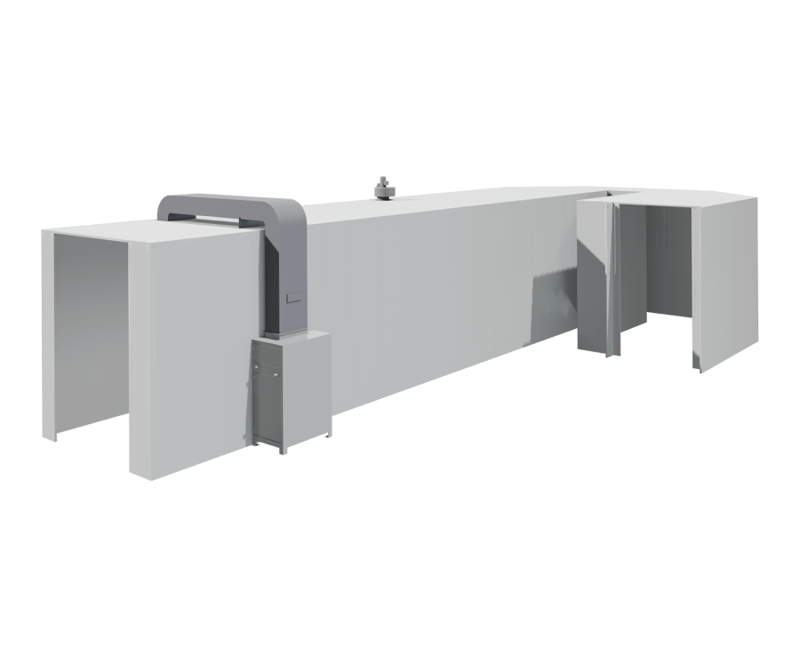 Tunnel di essiccazione per linee aeree | Cefla Finishing