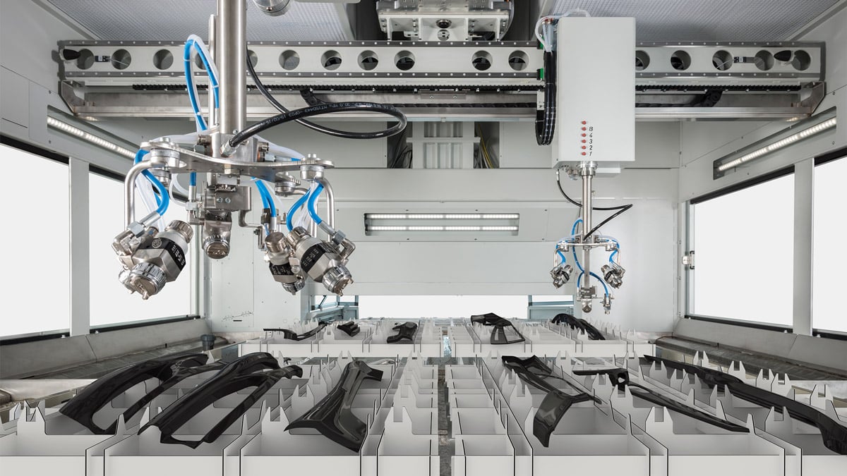 macchinario industriale per la lavorazione della plastica